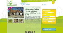 Desktop Screenshot of laplaine-immobilier.com